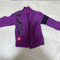 BABYDOL パープル ジップアップ トレーナー 80サイズ