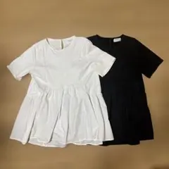 OPAQUE.CLIP★半袖フリルチュニック★Lサイズ★2枚セットのサムネイル