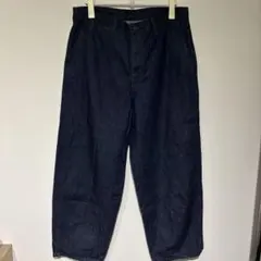 GU メンズ ワイドデニムパンツ