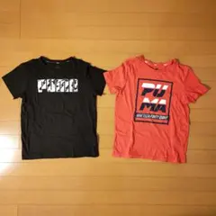 美品　PUMA　Tシャツ2枚まとめて　150cm