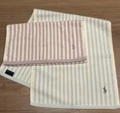 Ralph Lauren ラルフローレン フェイスタオル 2枚セット