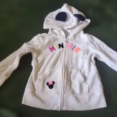 BabyGap ミニーマウス 耳付きパーカー ホワイト 3歳