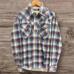 26E4 美品 HYSTERIC GLAMOUR チェックシャツ ネルシャツ S