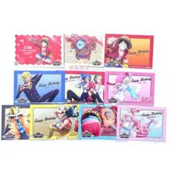 ワンピース バースデーカード ブロマイド まとめ売り　特典　BDカード