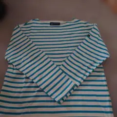 SAINT JAMES ストライプ 長袖Tシャツ M 厚手ウエッソンボートネック