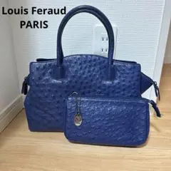 極美品✨ファルチニューヨーク オーストリッチ ハンドバッグ 南京錠 