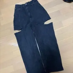 ココディール　レディス　M ブラックデニム カットアウトのサムネイル