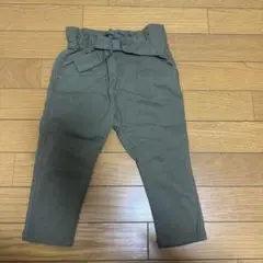 breeze  ウエストリボンテーパードパンツ 100