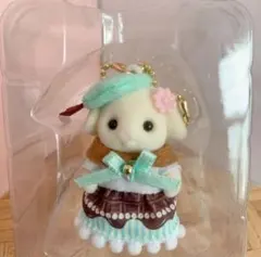 未使用 シルバニア フローラウサギのチョコミント　赤ちゃん　シルバニア人形