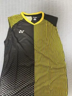 YONEX バドミントン ゲームシャツ ブラック イエロー
