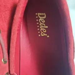 Dedese 赤 スエード ドライビングシューズのサムネイル