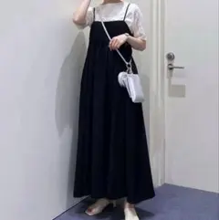 LOWRYS FARM キャミワンピース　黒