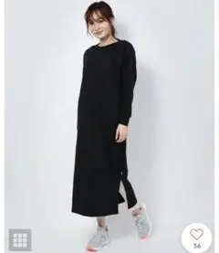 PUMA ブラック ロングワンピース 長袖