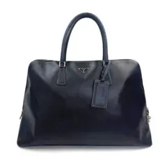 【美品】PRADA プラダ レザー ボストンバッグ 旅行 大容量