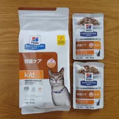 ヒルズ 猫 腎臓ケア k/d ドライ ウエットのサムネイル