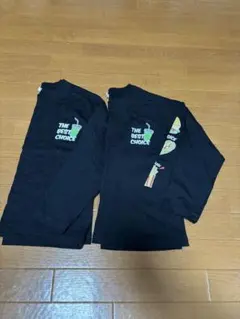長袖　Tシャツ　黒　120センチ　2枚セット