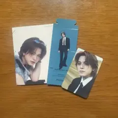 INI 松田迅 トレカ ペーパースタンド ミニポスタLanding