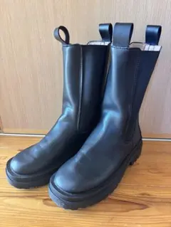 ブラック サイドゴアブーツ 24.5㎝