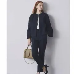 Mila Owen フレアタックスリーブジャケット×パンツ