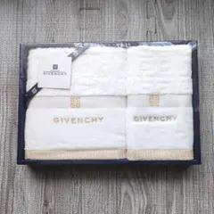 【新品未使用】GIVENCHY ジバンシィ タオルセット ホワイト×ゴールドのサムネイル