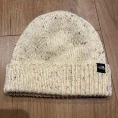 THE NORTH FACE ベビー　ニット帽 クリーム色　6-12m