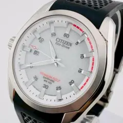 【希少】 CITIZEN Eco-Drive メンズ腕時計 デイト 純正ベルトのサムネイル