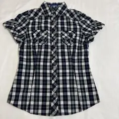 バーバリーブルーレーベル　チェック柄半袖38