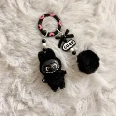 ラブブ アフリカンラブブ ブラック キャラクターキーホルダー