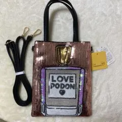 LOVE PODON 香水ボトルデザイン　ポシェット　ショルダーバッグ
