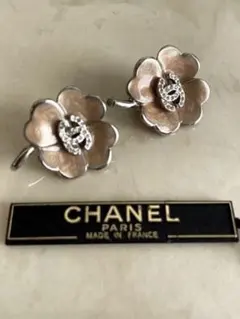 CHANEL シャネル　イヤリング　カメリア　ココマーク