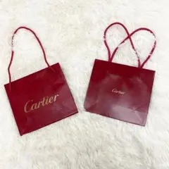 Cartier カルティエ ショッパー 紙袋 ショップ袋 2枚セット
