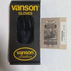バンソン vanson レザーグローブ ROPE ブラック 黒 手袋 2Sのサムネイル