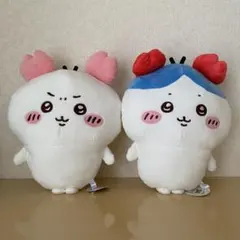【送料無料】ちいかわ&ハチワレ　カニカチューシャぬいぐるみ