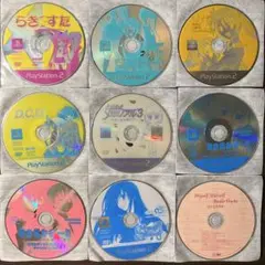 PS2 らき☆すた ネギま ときめきメモリアル3など9本セット