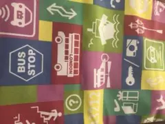 乗り物柄　110✖️100