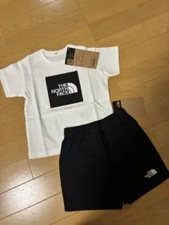新品　ノースフェイス　90cm上下セット 半袖 Tシャツ　短パン　キッズのサムネイル