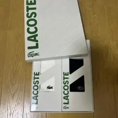 LACOSTE ソックス 2足セット 25-27cm 未使用品新品未開封
