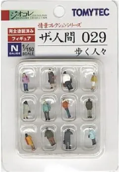 トミーテック ジオコレ 情景コレクション ザ・人間029 歩く人々 ジオラマのサムネイル