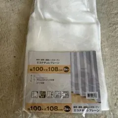 エコレースカーテン 100×108cm １枚のサムネイル