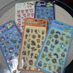 正規品 ディズニーぷくぷくシール　5枚【値下げ】