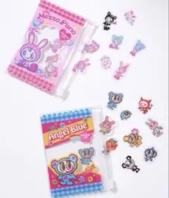 Mezzo Piano ナルミヤキャラクターズ ポーチぷっくりシール　メゾピアノ