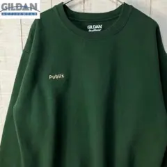 チ*太様 ギルダン　古着　長袖　スウェット 裏起毛　刺繍　アメカジ ゆるだぼ　グ