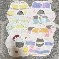スタイ よだれかけ 6枚セット リバーシブル　①のサムネイル