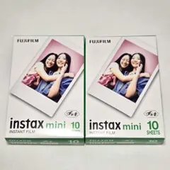 新品 FUJIFILM instax mini チェキフィルム 10枚 2個