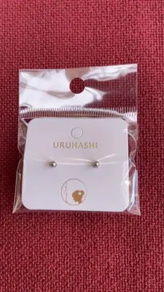 HSP サージカルステンレス ボールピアス 丸玉 (2ペア 4個入り)男女兼用