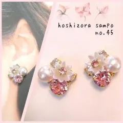 ✴no.45✴　ハンドメイドピアス・イヤリング