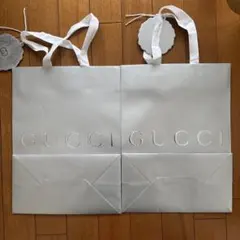 GUCCI シルバーショップ袋 2枚のサムネイル