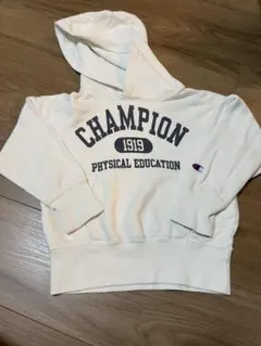 Champion フード付きパーカー ホワイト