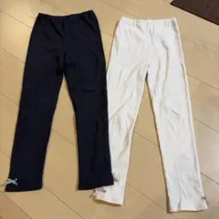 プティマイン　レギンスパンツ　130 2枚セット