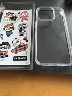 ★casekoo iphone15 proクリアケースと保護フィルムとカメラ保護